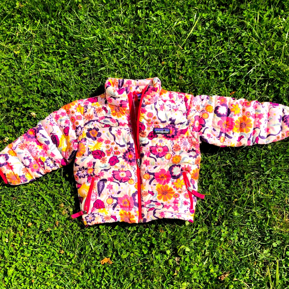 2T Floral Down Sweater (style is without hood)